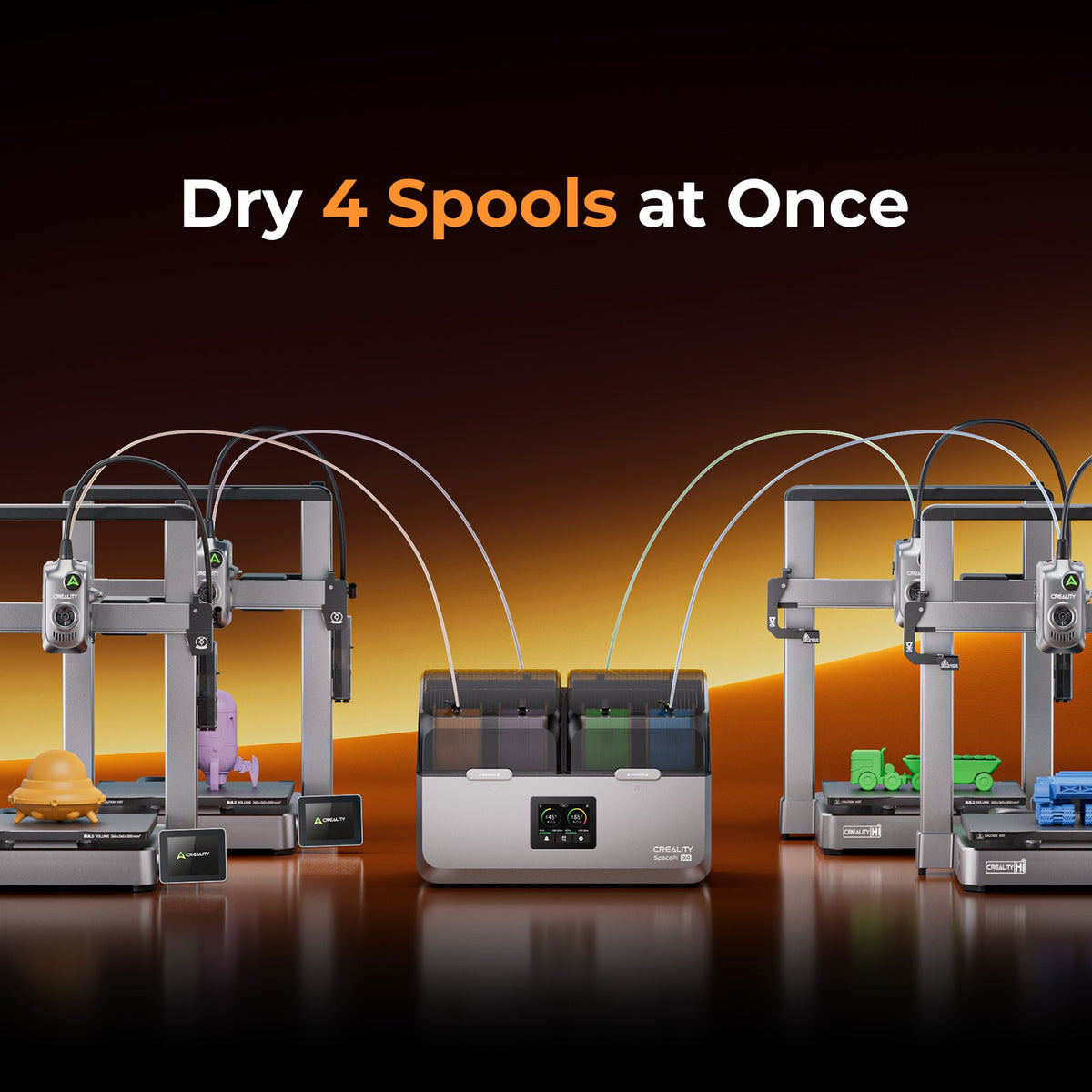 Creality SpacePi X4, secadora de filamento para impresión 3D (imagen 2)