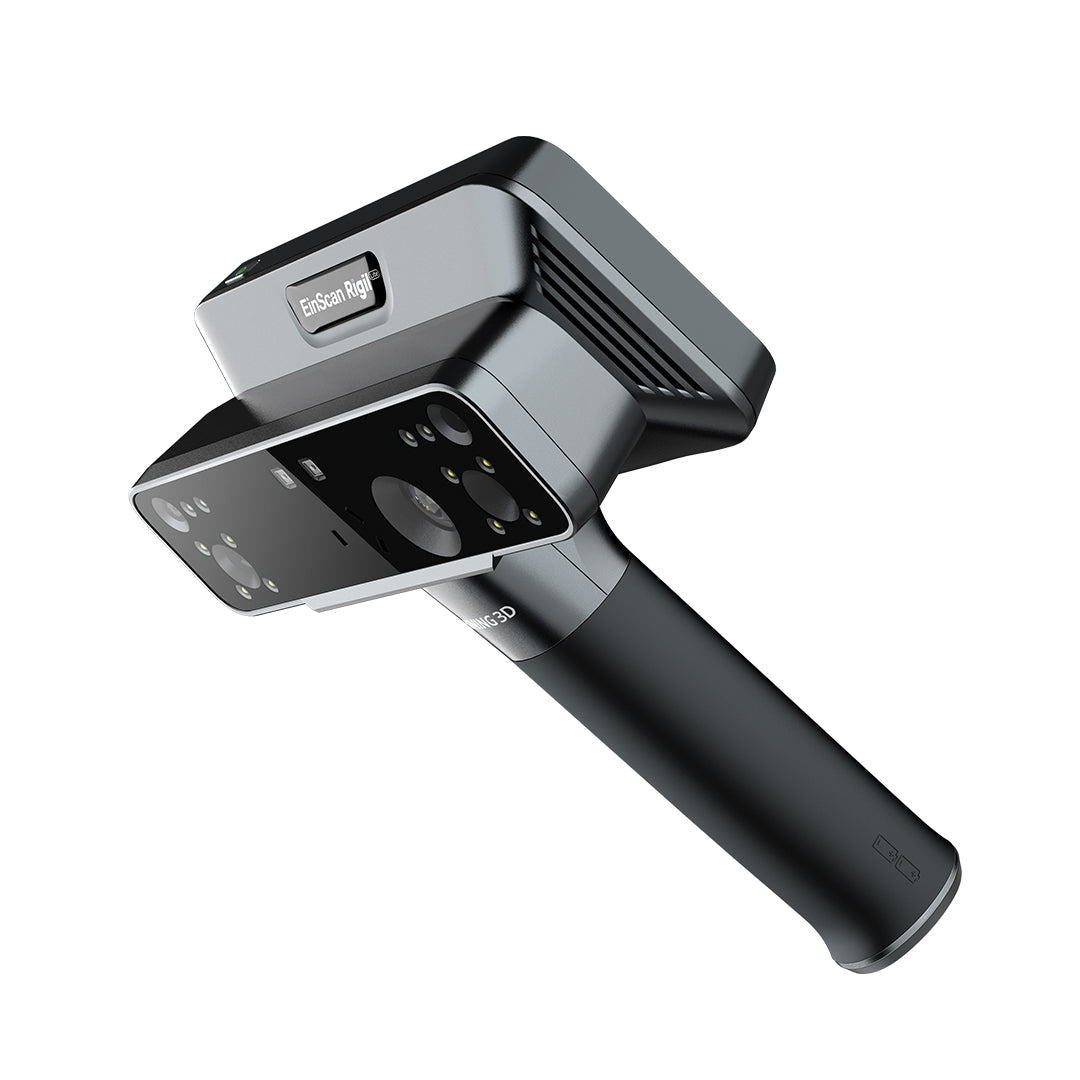 Escáner 3D SHINING 3D EinScan Rigil Lite 32 GB en vista lateral con disipador