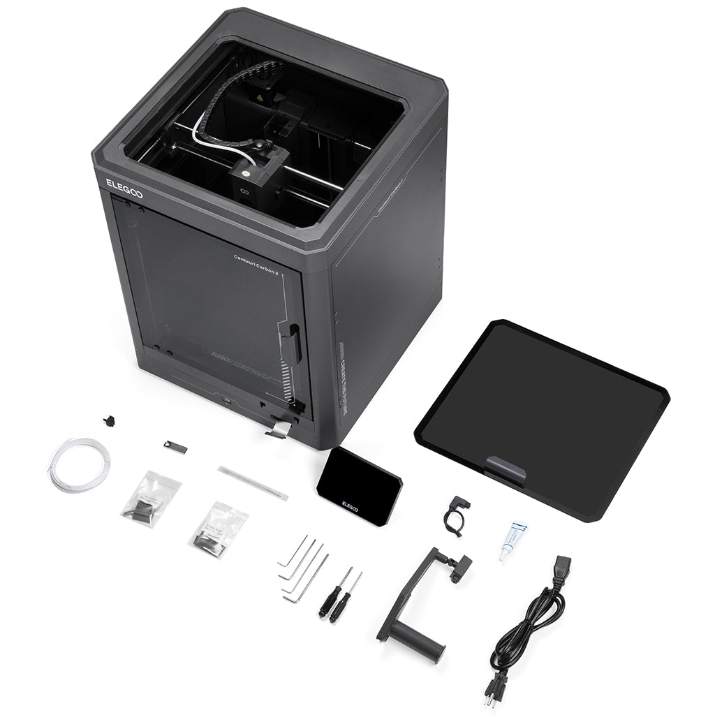 Contenido de la caja de la Elegoo Centauri Carbon 2