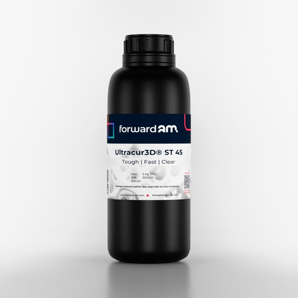 Envase de resina 3D tenaz Forward AM Ultracur3D ST 45 transparente