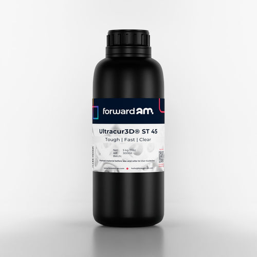 Envase de resina 3D tenaz Forward AM Ultracur3D ST 45 transparente