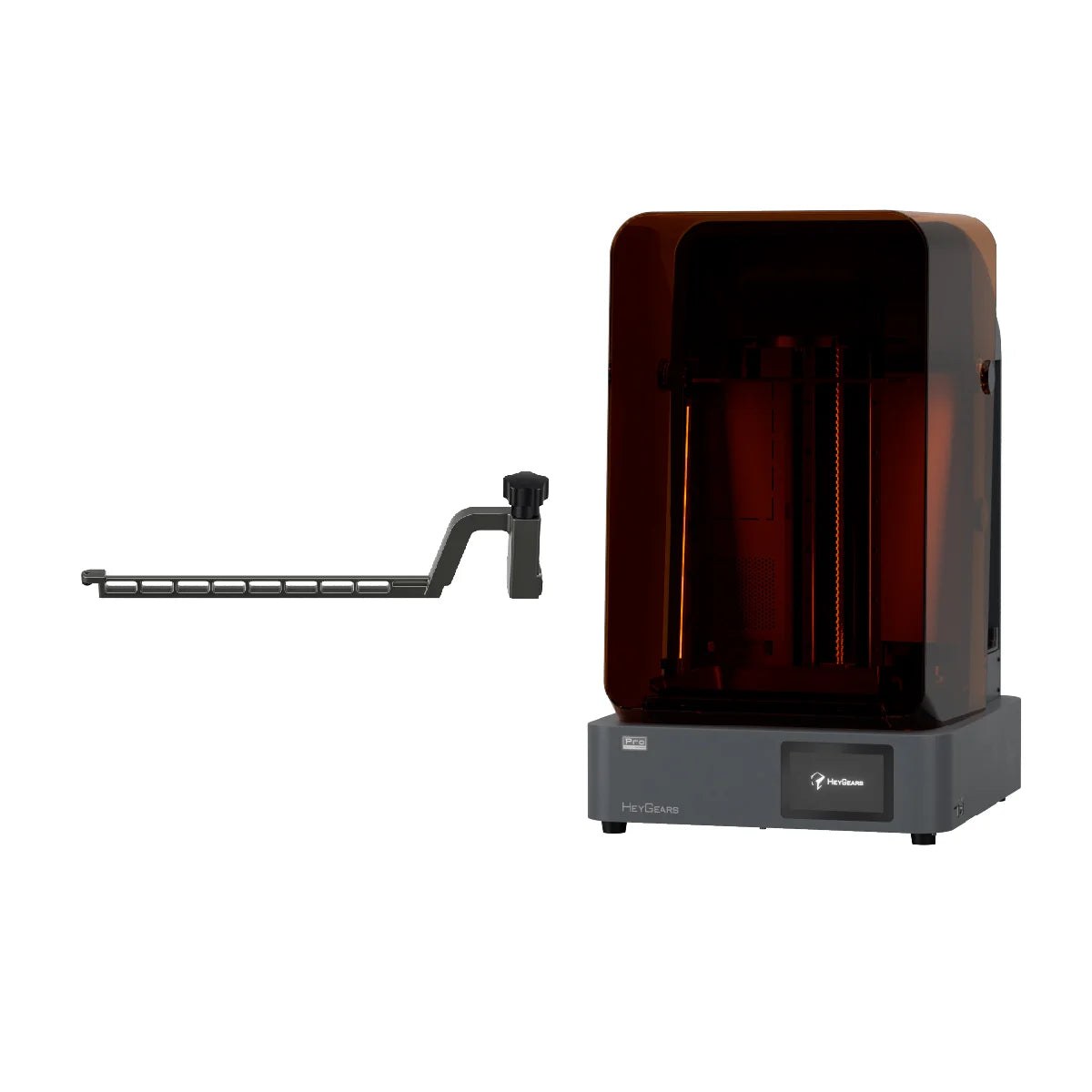 Rascador calefactado HeyGears junto a la impresora Reflex 2 Pro