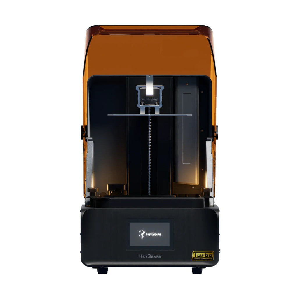 HeyGears Reflex RS Turbo vista frontal con la tapa ámbar
