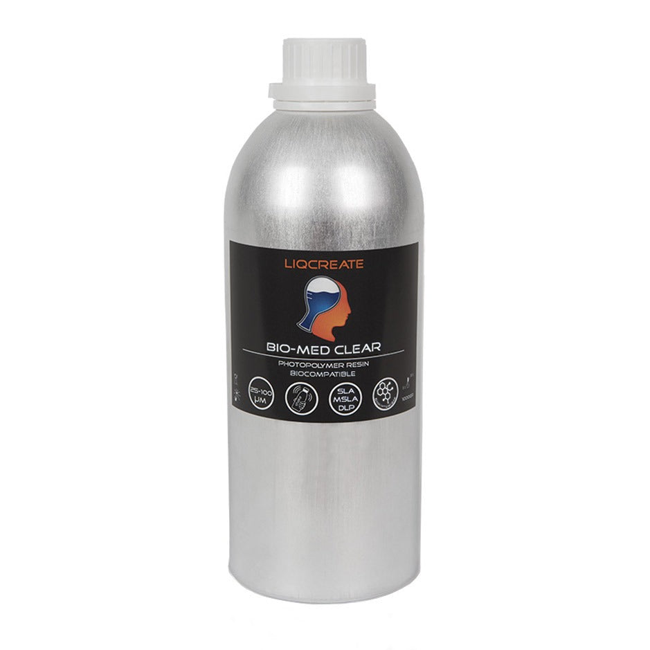 Liqcreate Bio-Med Clear, resina biocompatible transparente para impresión 3D (imagen 2)