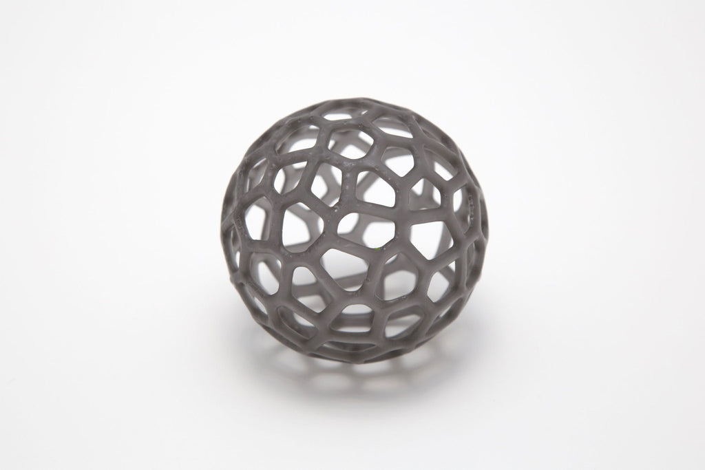 Esfera de celosía impresa con la resina 3D Loctite 3D 3172 Gray de alto impacto