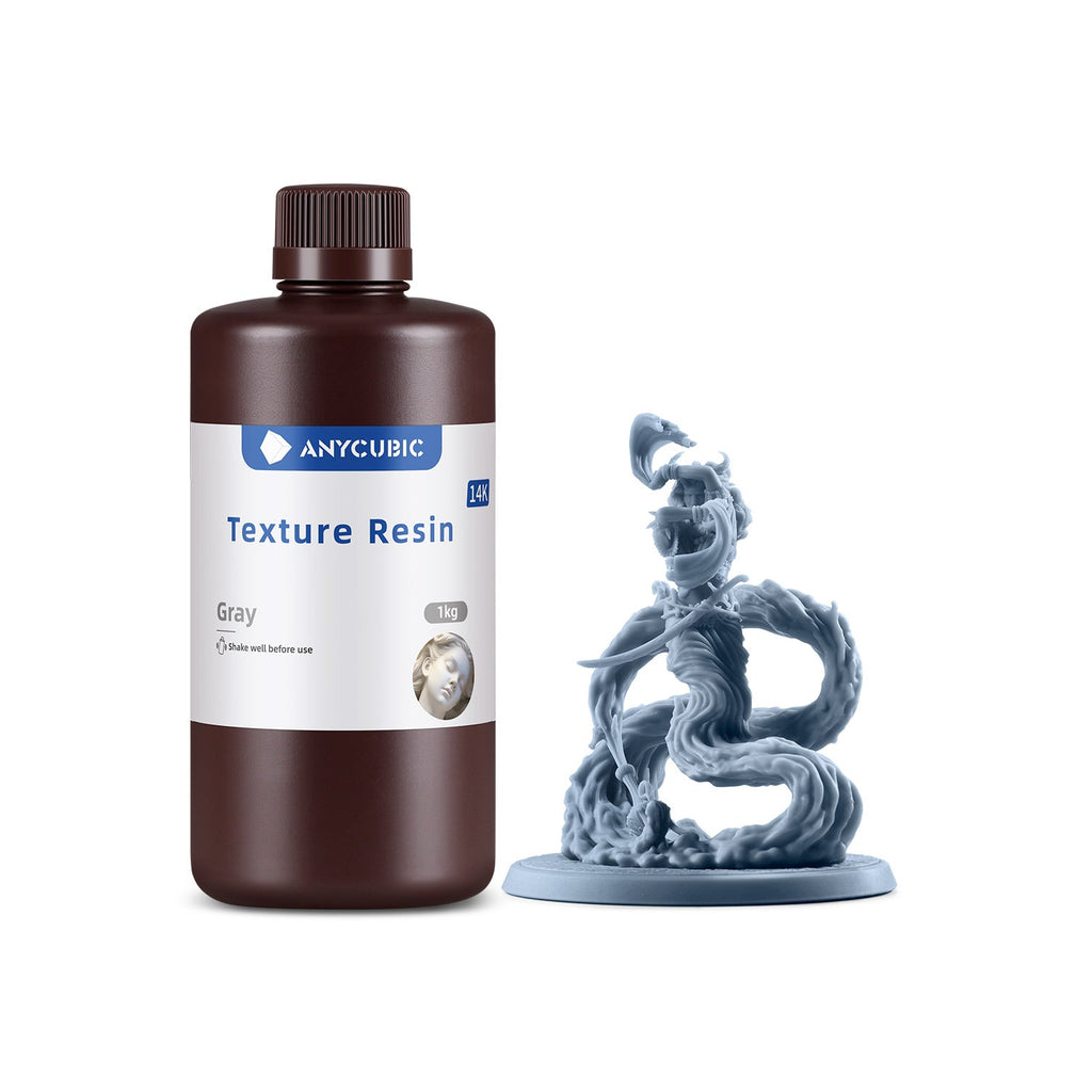 Bote de 1 kg de resina Anycubic 14K Texture