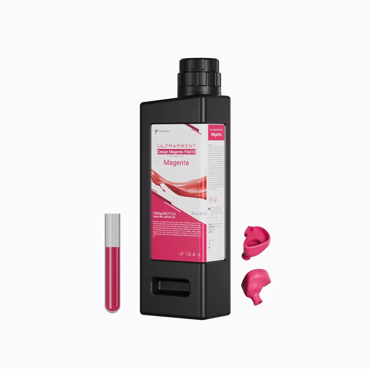 Resina HeyGears UltraPrint PAM10 magenta, bote de 1 kg