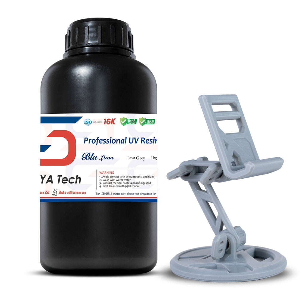 Bote de 1 kg de resina Siraya Tech Blu Lava gris tipo PC