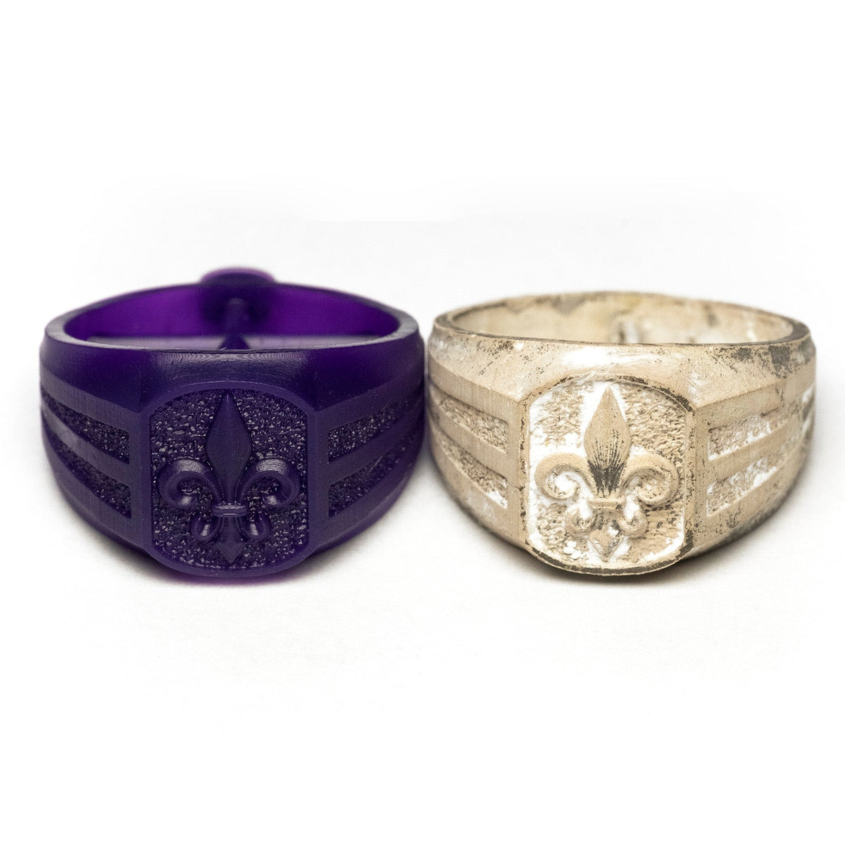 Patrones de anillos impresos en resina calcinable Siraya Tech Cast