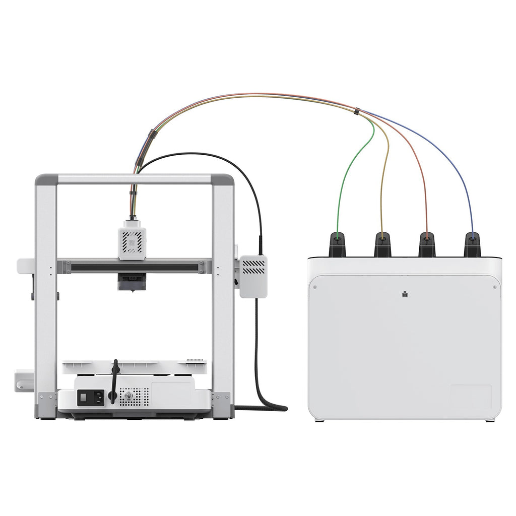 Vista de la SPARKX i7 con los cuatro tubos PTFE del CFS Lite hasta el cabezal