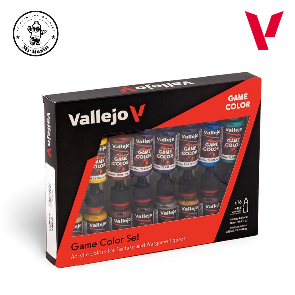 🛡️ Set Avanzado de 16 colores Vallejo, Game color 72298