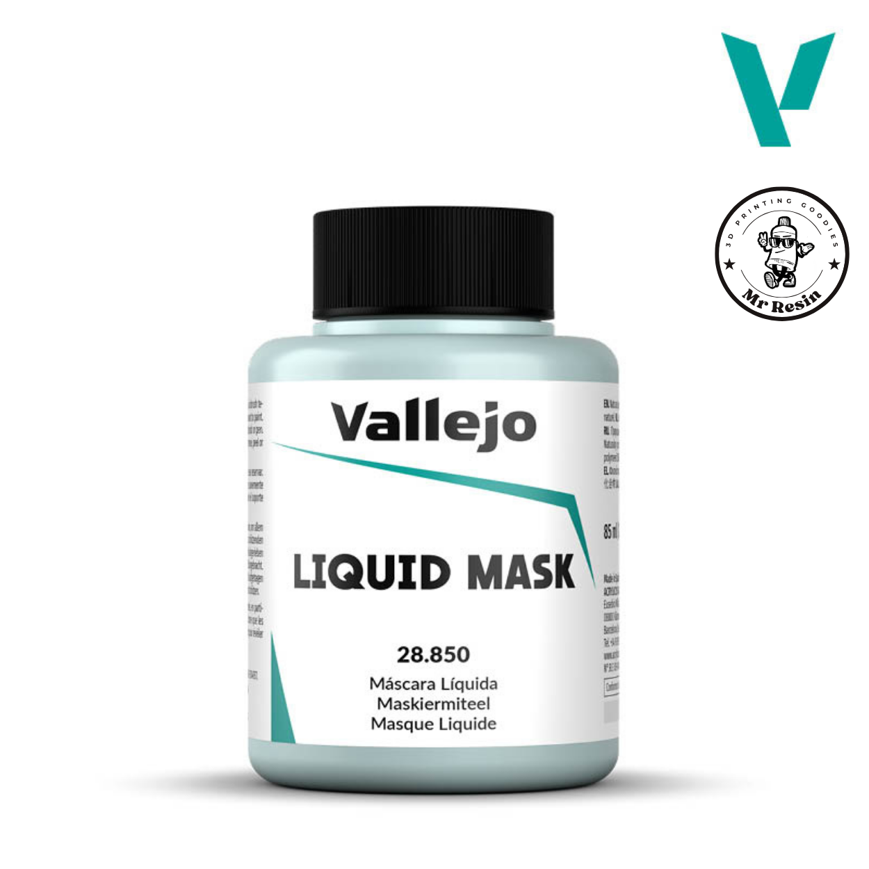 🎯 Rímel líquido Vallejo 70523, 28851 e 28850 🛡️