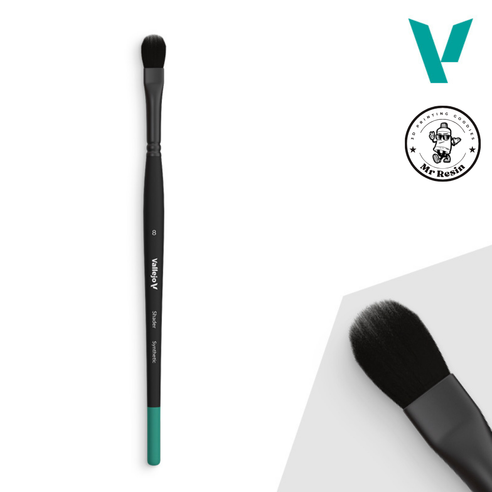 Vallejo Shader Brush B06008 Size 8 for miniature shading - Mr Resin
