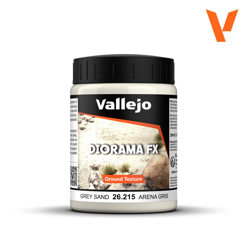 ⚒️ Vallejo Diorama FX Arena Gris 35ml y 200ml – Earth Texture - 26215 & 26232