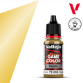 Peinture Vallejo gamme Game Color Metallic 72055 couleur Polished Gold Or Poli - Mr Resin