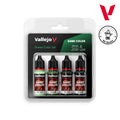 Vallejo Game Color Green Color Set 72384 paint set front view - Mr Resin