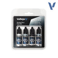 Set de peintures Vallejo TMM True Metallic Metal 77251 Sterling Silver Argent Sterling - face avant - Mr Resin
