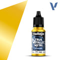 Vallejo TMM True Metallic Metal Airbrush 77162 Radiant Yellow paint - Mr Resin