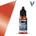 Farbe Vallejo TMM True Metallic Metal Base 77125 Geschmiedetes Rot Forged Red - Mr Resin