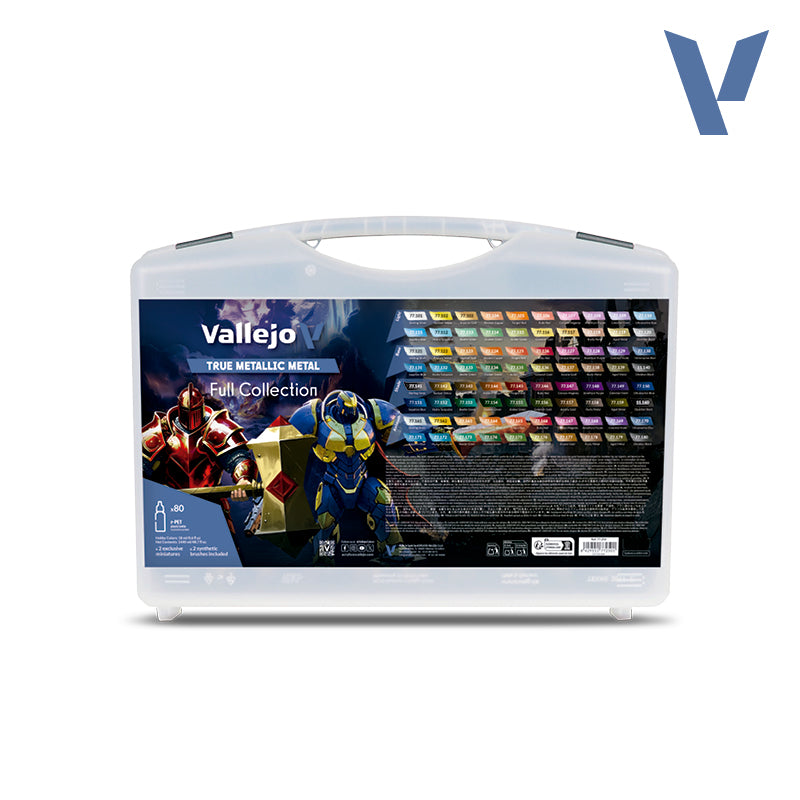 ⚙️ Vallejo True Metallic Metal – 77.250 - Étui TMM Full Range